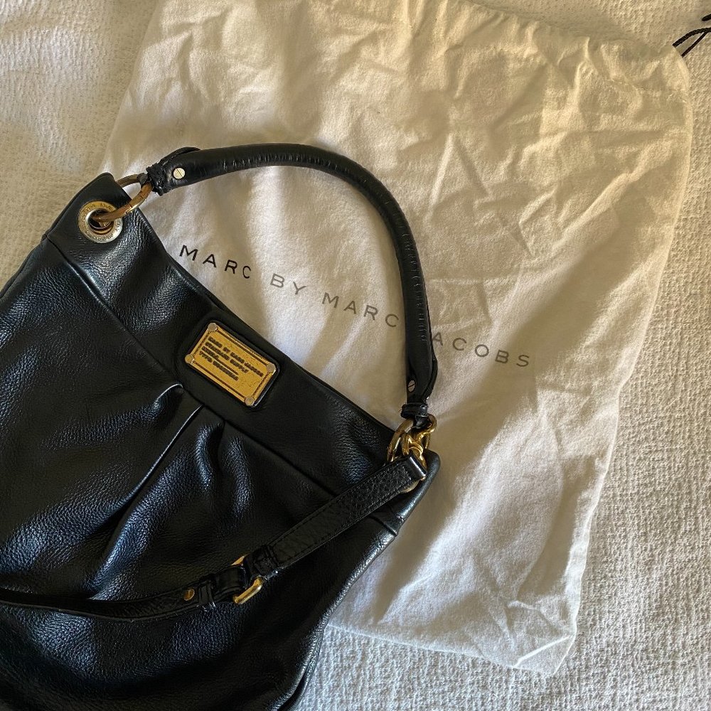 Marc by Marc Jacobs Classic Q Hillier Hobo Bag in Black